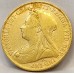 AUSTRALIA 1899 . ONE 1 SOVEREIGN . PERTH . GOLD